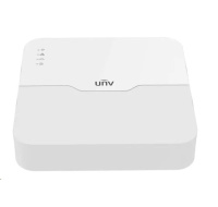 Uniview NVR,4 kanály, až 12MP, až 10TB HDD, PoE 4ch (50W budget), SMART VCA, SIP by NVR