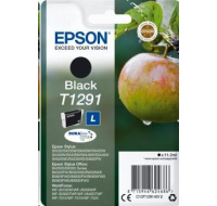 EPSON ink čer Singlepack "Jablko" Black T1291 DURABrite Ultra Ink (11,2 ml)