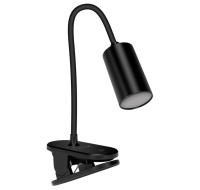 CONNECT IT Stolní LED lampa CLIP 2 s klipem, černá