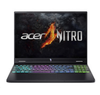 ACER NTB Nitro 16 (AN16-73-51WU),i5-14450HX,16" 1920x1200,16GB,1TB SSD,RTX 3050,Linux,Obsidian Black