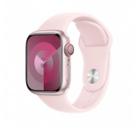 APPLE Watch Series 9 GPS + Cellular 45mm Pink Aluminium Case with Light Pink Sport Band - S/M