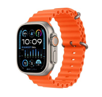 APPLE Watch Ultra 2 GPS + Cellular, 49mm Titanium Case with Orange Ocean Band