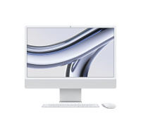 APPLE 24-inch iMac with Retina 4.5K display: M3 chip with 8-core CPU and 10-core GPU, 512GB SSD - Silver