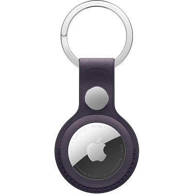 Apple AirTag FineWoven Key Ring - Midnight Purple
