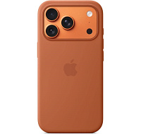 Apple iPhone 17 Pro Silicone Case with MagSafe – Terra Cotta