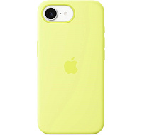 Apple iPhone 16e Silicone Case – Neon Yellow
