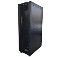 LEXI-Net 19" stojanový rozvaděč 42U 800x1000 rozebiratelný, kolečka, 1000kg, perforované dveře, černý