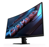 GIGABYTE LCD - 27" Gaming monitor GS27QCA, Prohnutý VA 1500R, 2560x1440 QHD, 180Hz, 5000:1, 250cd/m2, 1ms, 2xHDMI, 1xDP