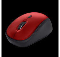 TRUST myš Yvi+ Wireless Mouse Eco Red, červená