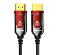 PREMIUMCORD Ultra High Speed HDMI 2.1 optický fiber kabel 8K@60Hz, zlacené 25m