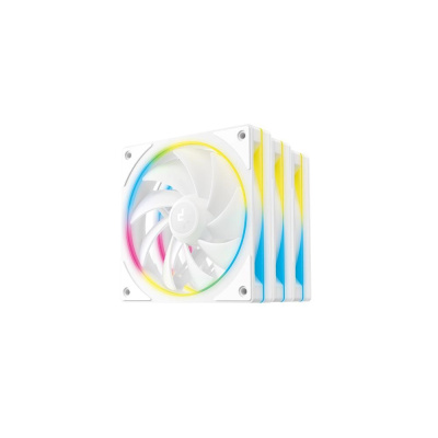 DEEPCOOL Ventilátor FD12 SE WH 3v1, 3x 120mm, ARGB, bílá