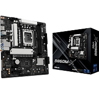 BAZAR - ASRock MB Sc LGA1851 B860M-X, Intel B860, 2xDDR5, 1xDP, 1xHDMI, mATX - Poškozený obal (Komplet)