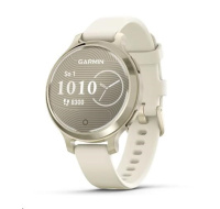 Garmin Lily® 2 Active, Lunar Gold / Bone Silicone Band