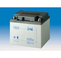 Baterie - CTM CT 12-38 (12V/38Ah - M6), životnost 5let