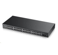 Zyxel GS1900-48 50-port Gigabit Web Smart switch, 48x gigabit RJ45, 2x SFP v2