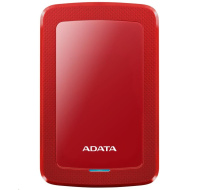 ADATA Externí HDD 1TB 2,5" USB 3.1 HV300, červený