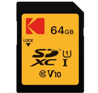 Kodak paměťová SD karta 64GB UHS-I U1 V10 Premium