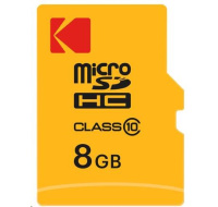 Kodak paměťová microSD karta 8GB Class10 w/adapter Extra