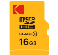 Kodak paměťová micro SD karta 16GB Class10 w/adapter Extra