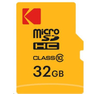 Kodak paměťová micro SD karta 32GB Class10 w/adapter Extra