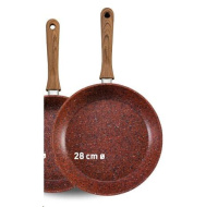 BAZAR - Livington Copper & Stone Pan 28 cm - Poškozený obal (Komplet)