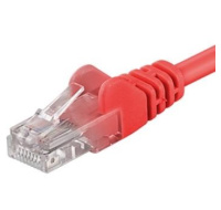 PremiumCord Patch kabel UTP RJ45-RJ45 CAT6 3m červená