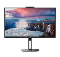 BAZAR - AOC MT IPS LCD WLED 27" Q27V5CW/BK - IPS panel,2560x1440,HDMI,DP,USB-C,USB,pivot,repro,webcam - Poškozeny obal