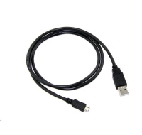 C-TECH kabel USB 2.0 AM/Micro, 2m, černý