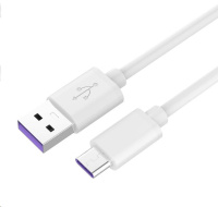 PremiumCord Kabel USB 3.1 C/M - USB 2.0 A/M, Super fast charging 5A, bílá, 1m