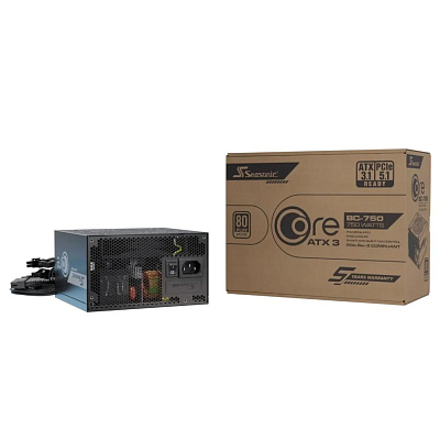 SEASONIC Zdroj CORE BC-750 ATX 3.1 750W, 120mm, 80 Plus Bronze, ATX 3.1