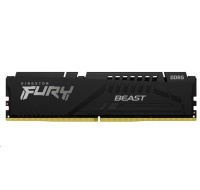 KINGSTON DIMM DDR5 128GB (Kit of 4) 5200MT/s CL40 FURY Beast Black XMP