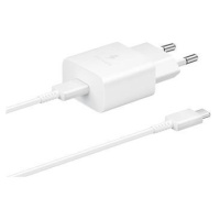 Samsung cestovní nabíječka EP-T1510XWE, PD, 15W, kabel USB-C, bílá