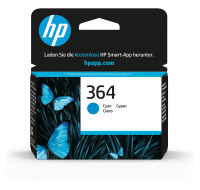 HP 364 Cyan Ink Cart, 3 ml, CB318EE (300 pages)