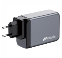 VERBATIM GaN Nabíječka do sítě GNC-200, 200W, 3x USB-C, 1x USB