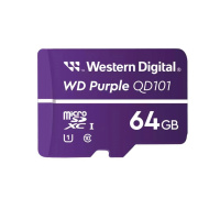 WD MicroSDXC karta 64GB Purple WDD064G1P0C Class 10, 16 TBW