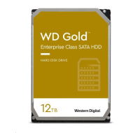 Bazar WD GOLD WD122KRYZ 12TB, SATA III 3.5", 512MB 7200RPM, 255MB/s, CMR, Enterprise rozbaleno