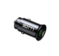 WG - Autonabíječka 2x USB-A / 1x USB-A 18W QC3.0 + 1x USB-C PD 20W / black