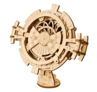 RoboTime 3D dřevěné mechanické puzzle Stolní kalendář