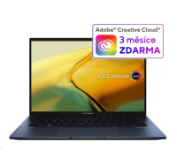 ASUS NTB Zenbook 14 OLED (UX3402VA-OLED436W), i5-13500H, 14" 2880 x 1800, 16GB, 512GB SSD, Iris Xe, W11 Home, Blue