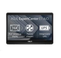 ASUS PC AiO ExpertCenter E1 (E1600WKAT-BA076M), N4500, 15.6" 1920 x 1080, 4GB, 128GB SSD, UHD, RS-232, No OS, Black