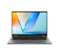 ASUS NTB Vivobook 14 Flip (TP3407SA-OLED003W), Ultra 5-226V, 14" 1920 x 1200, 16GB, 512GB SSD, Intel Arc, W11 Home, Gray