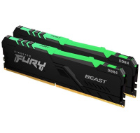 KINGSTON DIMM DDR4 64GB (Kit of 2) 3200MT/s CL16 FURY Beast RGB