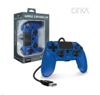 Cirka NuForce Wired Game Controller for PS4/PC/Mac (Blue)