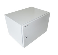 BAZAR - XtendLan 19" venkovní vodotěsný rozvaděč 8U 600x450, krytí IP55, nosnost 65kg, šedý - poškrábaný