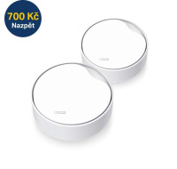 TP-Link Deco X50-PoE (2-pack) WiFi6 Mesh (AX3000,2,4GHz/5GHz,1x2,5GbELAN/WAN,1xGbELAN/WAN,1xPoE)