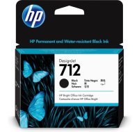 HP 712 80-ml Black DesignJet Ink Cartridge