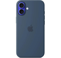 APPLE iPhone 16 Plus Silicone Case with MagSafe - Denim