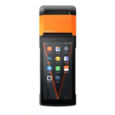 Sunmi V2 Pro, 2D, USB-C, BT, Wi-Fi, 4G, NFC, GPS, kit (USB), Android