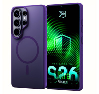 3mk ochranný kryt Smoke MagCase Purple pro Samsung Galaxy S26 Ultra