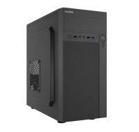 BAZAR - 1stCOOL skříň STEP Premium, micro tower, AU, USB 3.0, USB-C, 1x 120mm + 1x 80mm Fan, černá, poškozený obalb